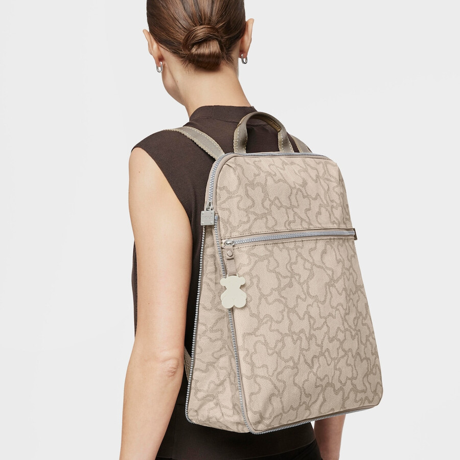 kaos rucksack aus steinfarbenem nylon in neuen farben