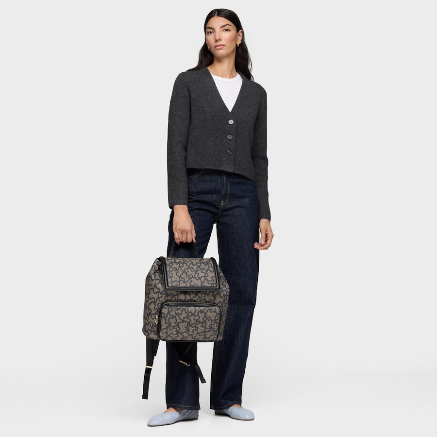 schwarzer kaos icon rucksack