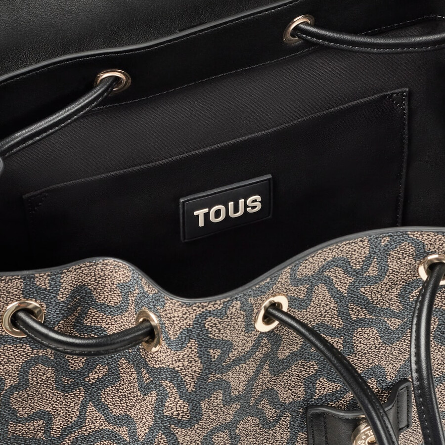 schwarzer kaos icon rucksack