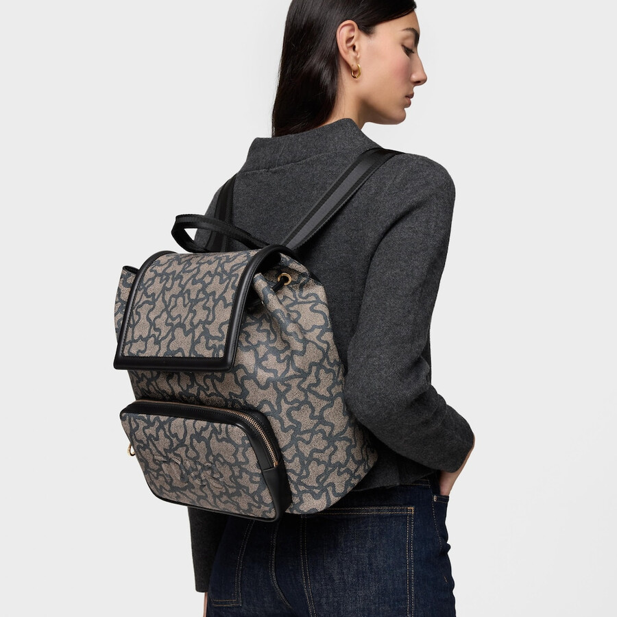 schwarzer kaos icon rucksack