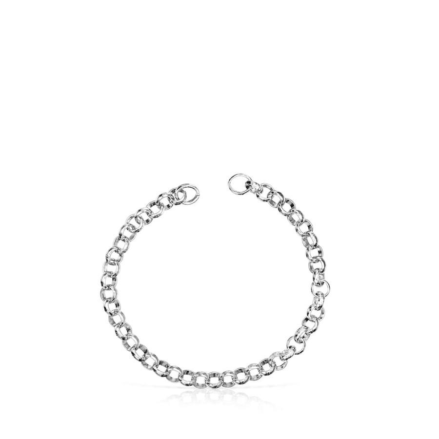 silbernes tous hold armband 17cm.