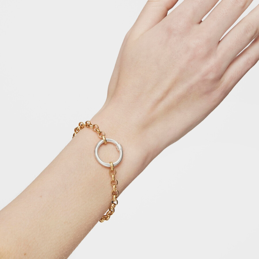 silber vergoldetes hold-armband