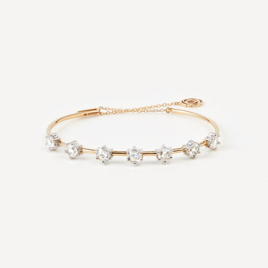 armband aus gold und weißgold mit diamanten tous atelier