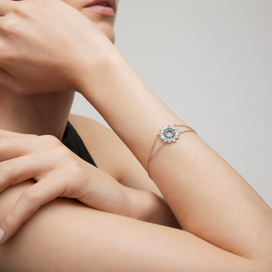 armband aus weißgold mit topas von tous atelier