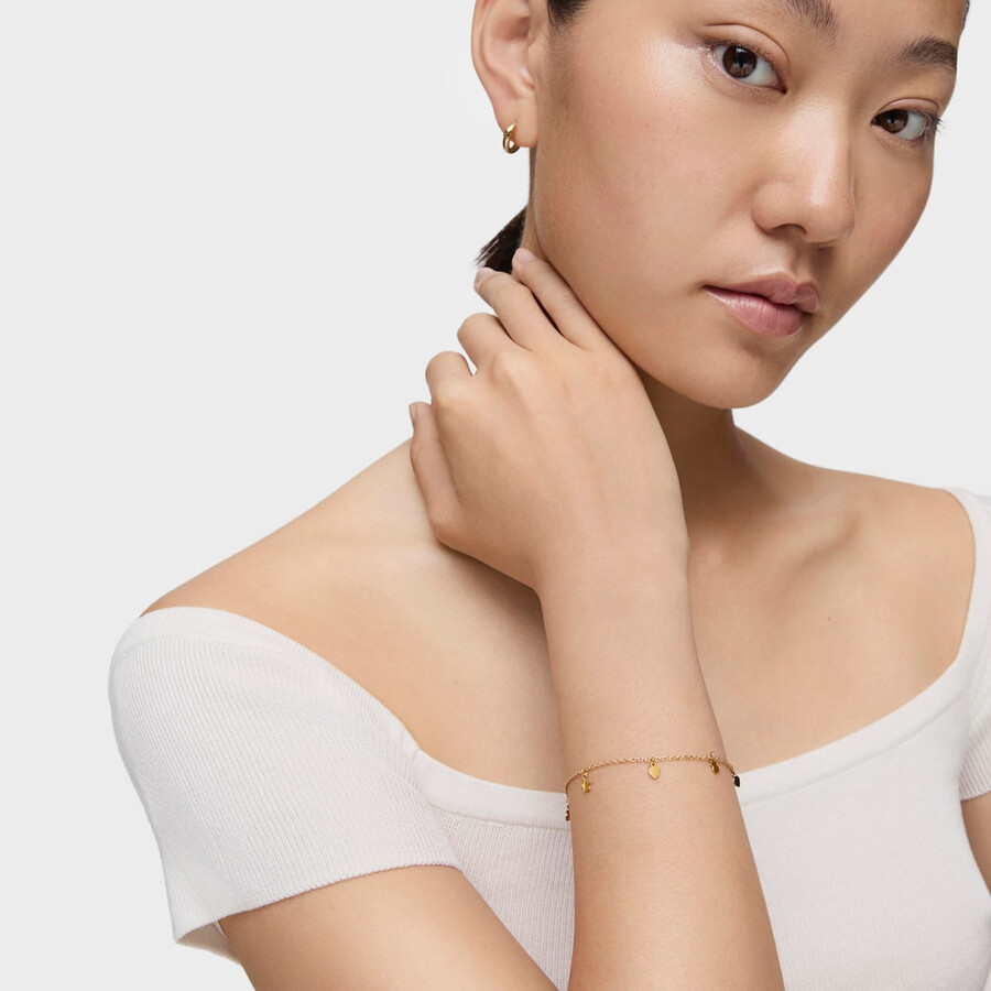 cool joy armband aus silbervergoldetem silber