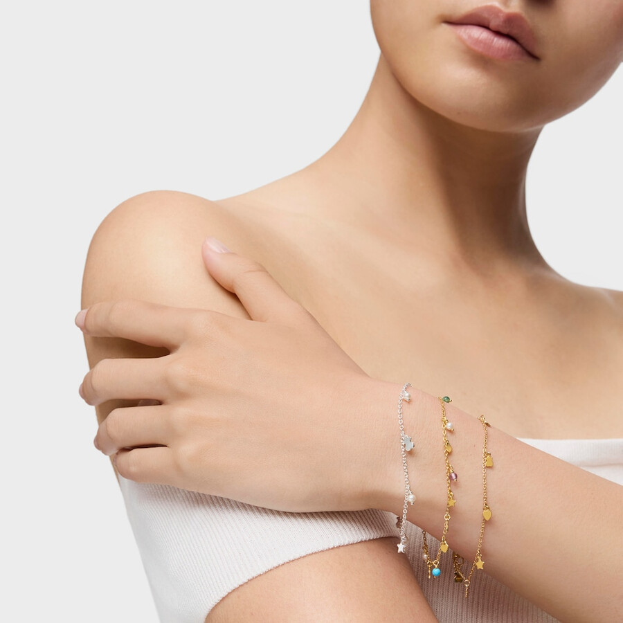 cool joy armband aus silbervergoldetem silber