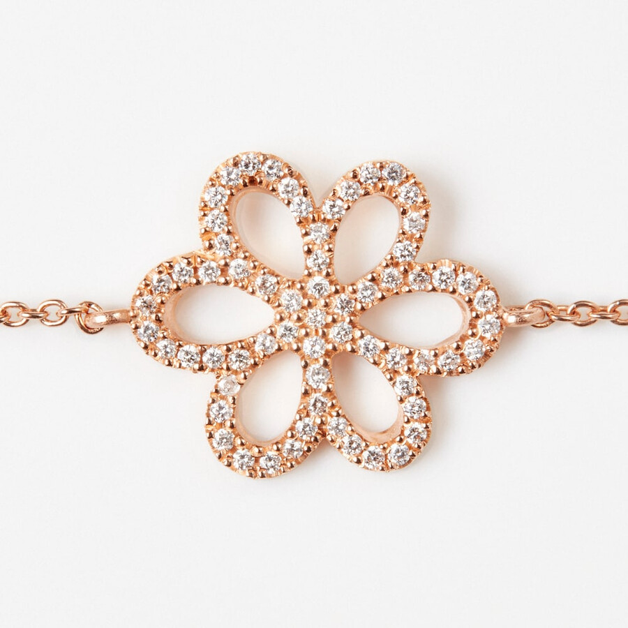armband aus roségold mit diamanten von tous atelier