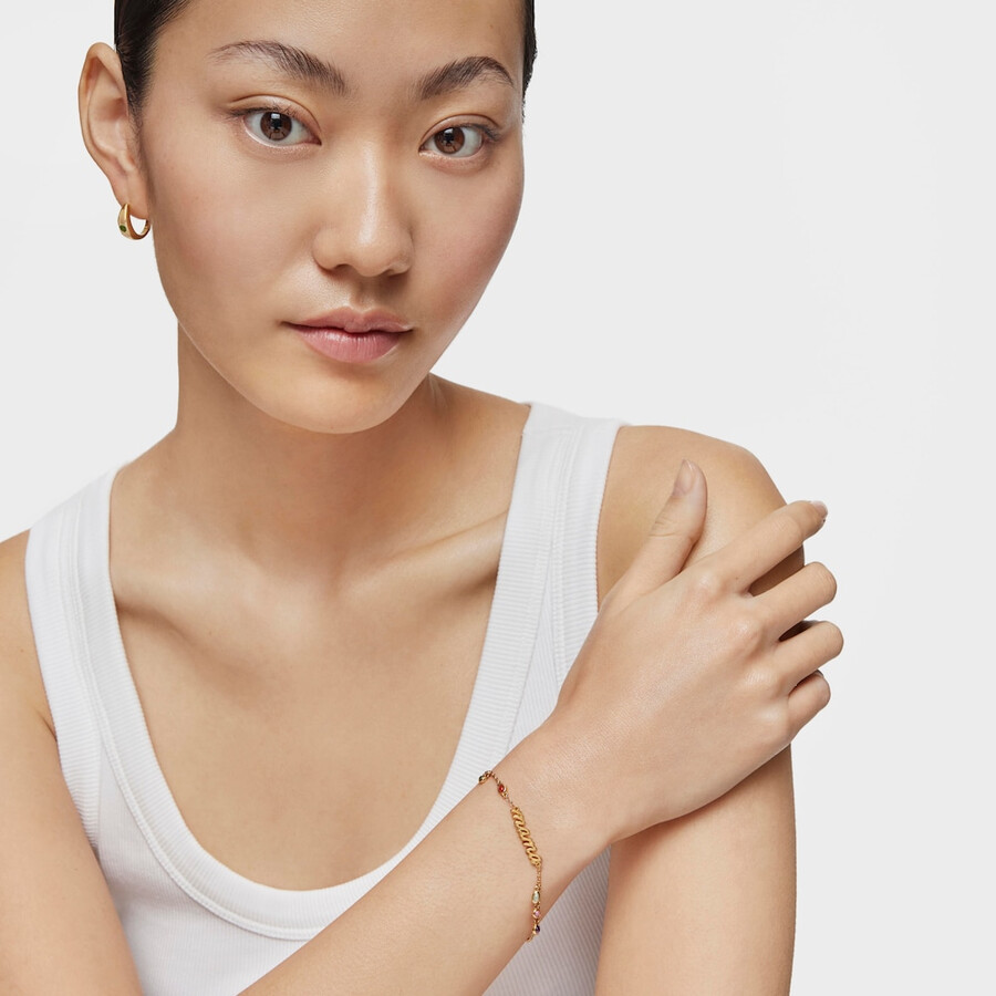 mama-armband aus vergoldetem silber mit edelsteinen von tous mama