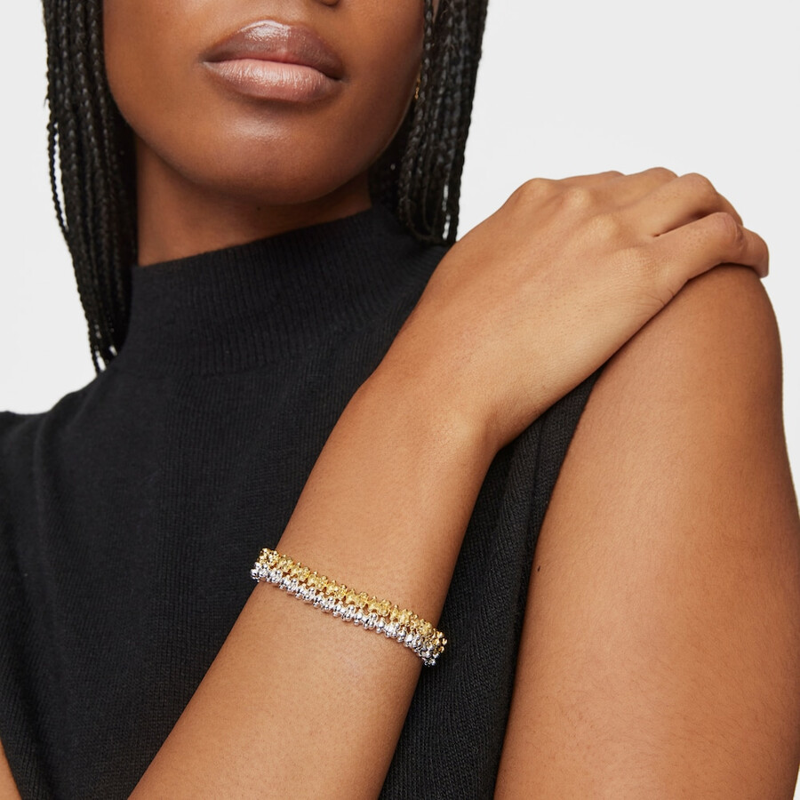 armband mit bärenmotiven vergoldet auf 18-karätiger silberkette modell bold bear