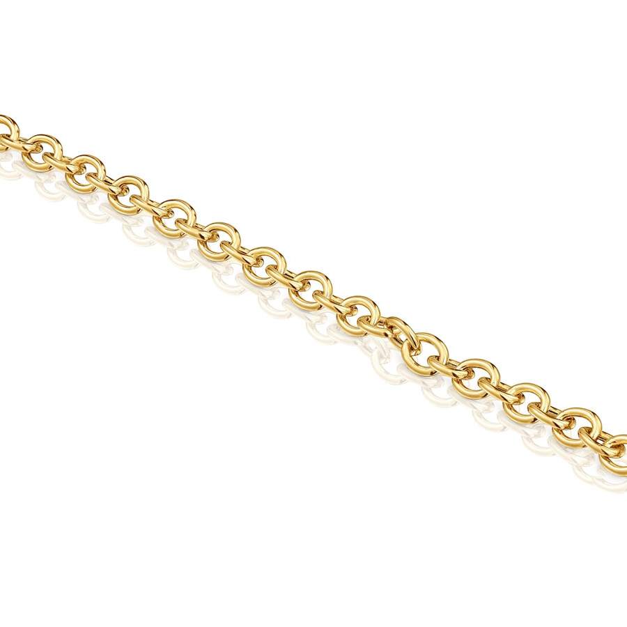 kettenarmband mit 18-karätiger vergoldung auf silber von tous basics