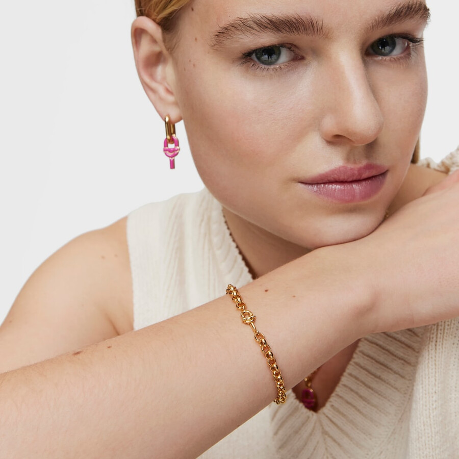 175 cm vergoldetes kettenarmband tous manifesto