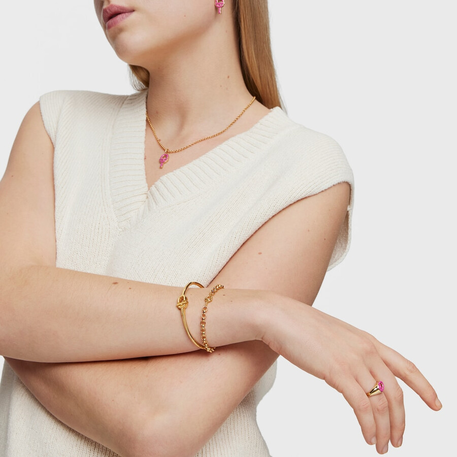 175 cm vergoldetes kettenarmband tous manifesto