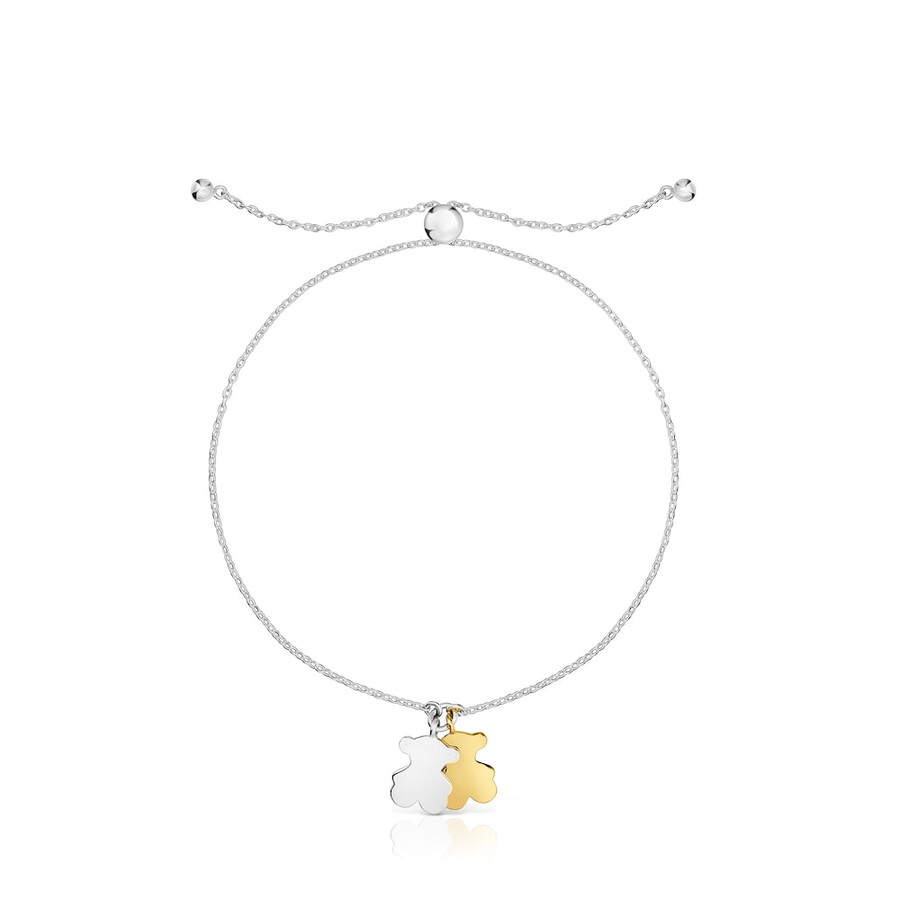 sweet dolls zweifarbiges kettenbärenarmband