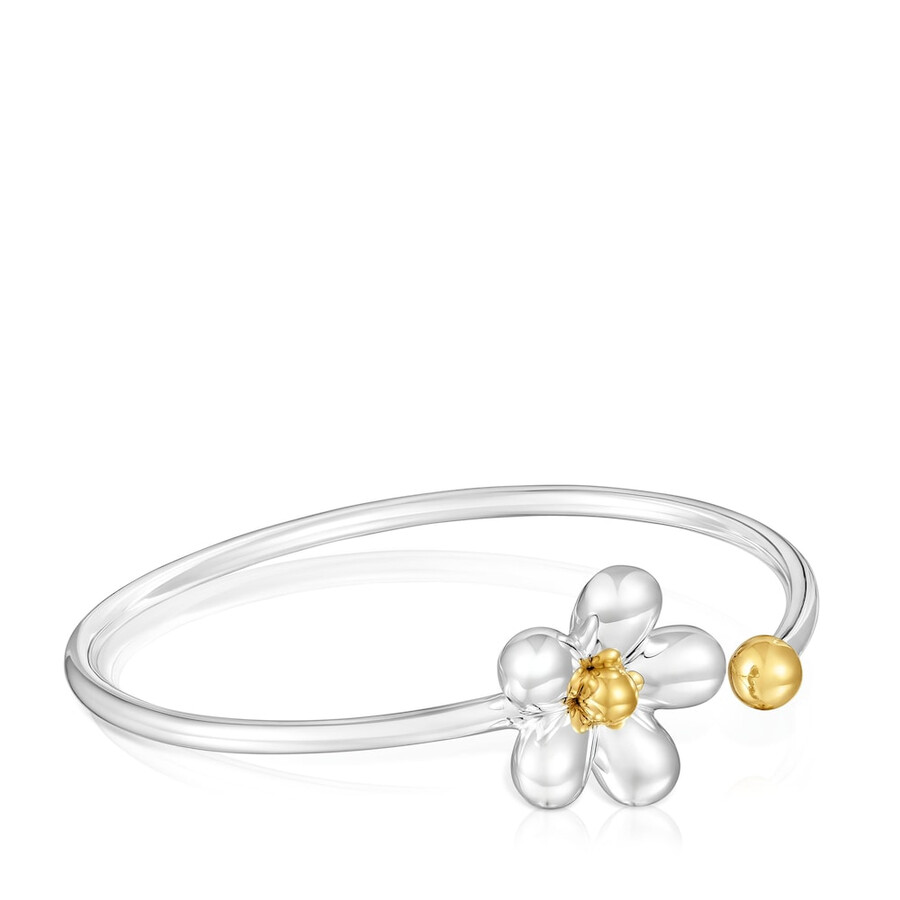 zweifarbiger armreif daisy