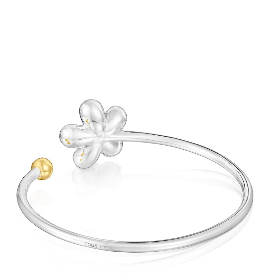 zweifarbiger armreif daisy