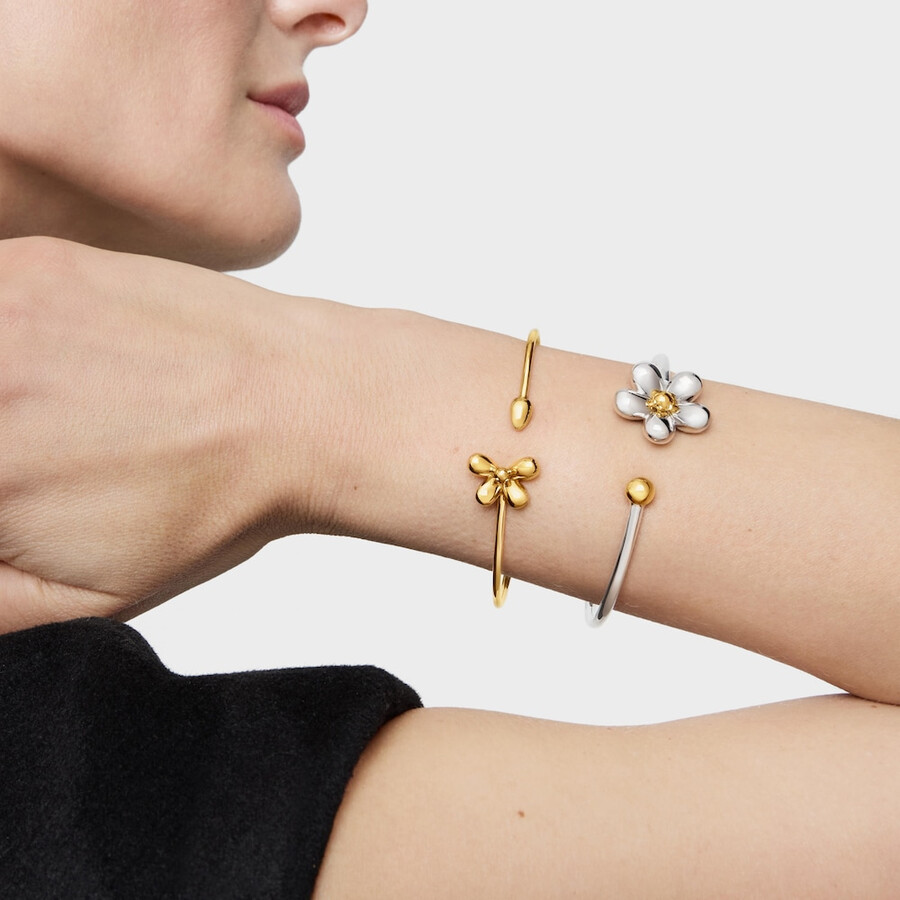 zweifarbiger armreif daisy