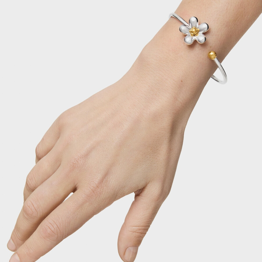 zweifarbiger armreif daisy