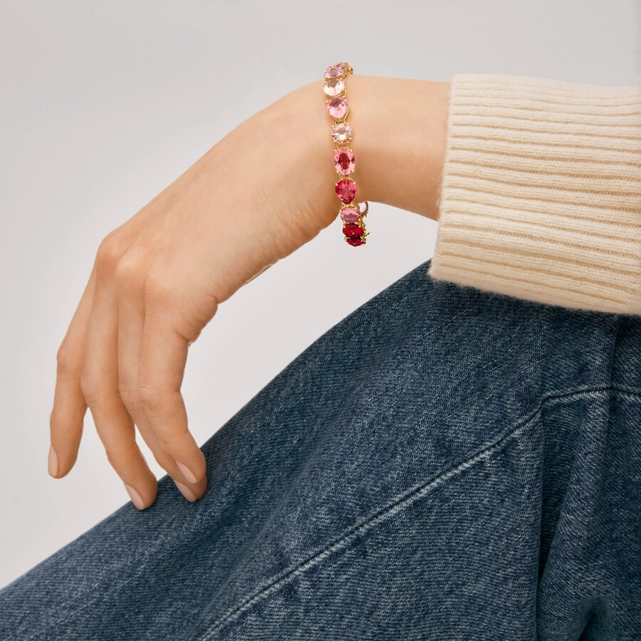 goldarmband mit morganit turmalin amethyst und diamanten von tous atelier