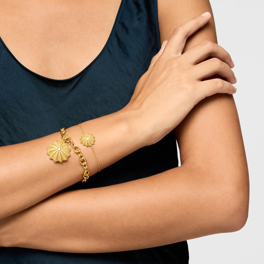 zweifarbiges kettenarmband tous grain arrecife de coral