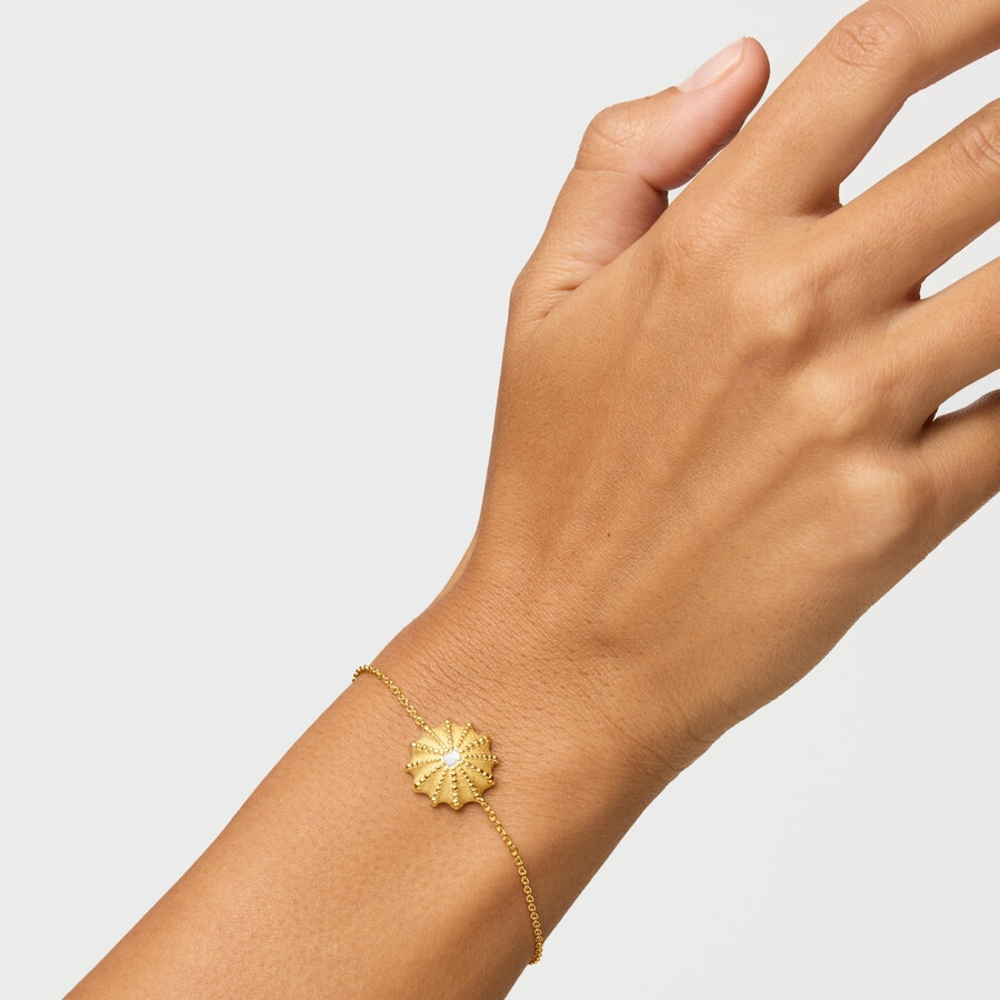 zweifarbiges kettenarmband tous grain arrecife de coral