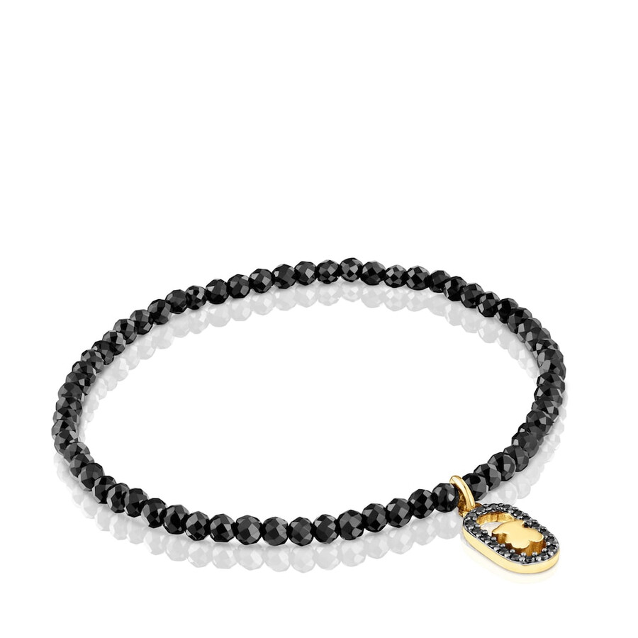 elastisches armband mit spinellen und 18-karätiger vergoldung auf silber von tous camille