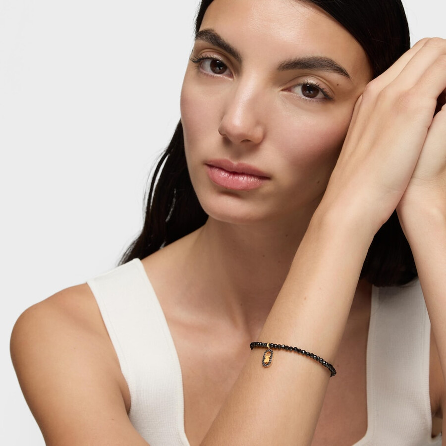elastisches armband mit spinellen und 18-karätiger vergoldung auf silber von tous camille