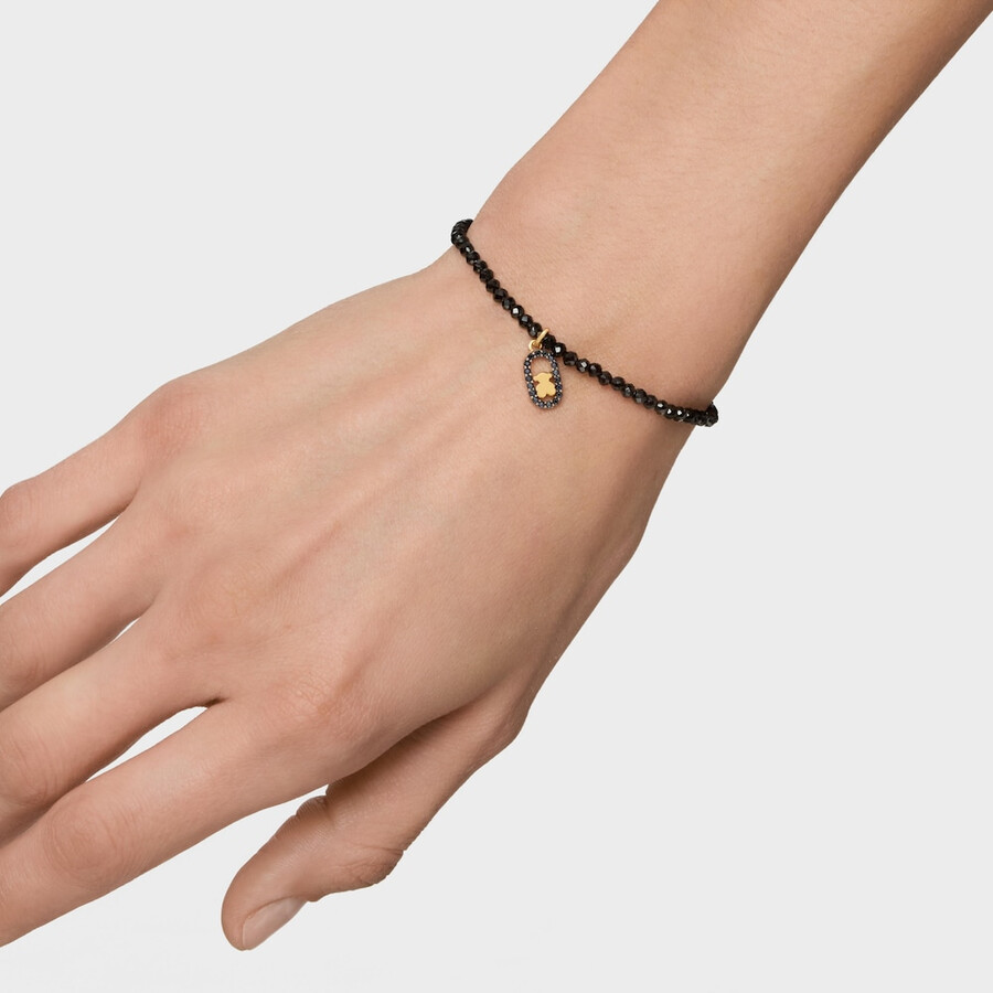 elastisches armband mit spinellen und 18-karätiger vergoldung auf silber von tous camille