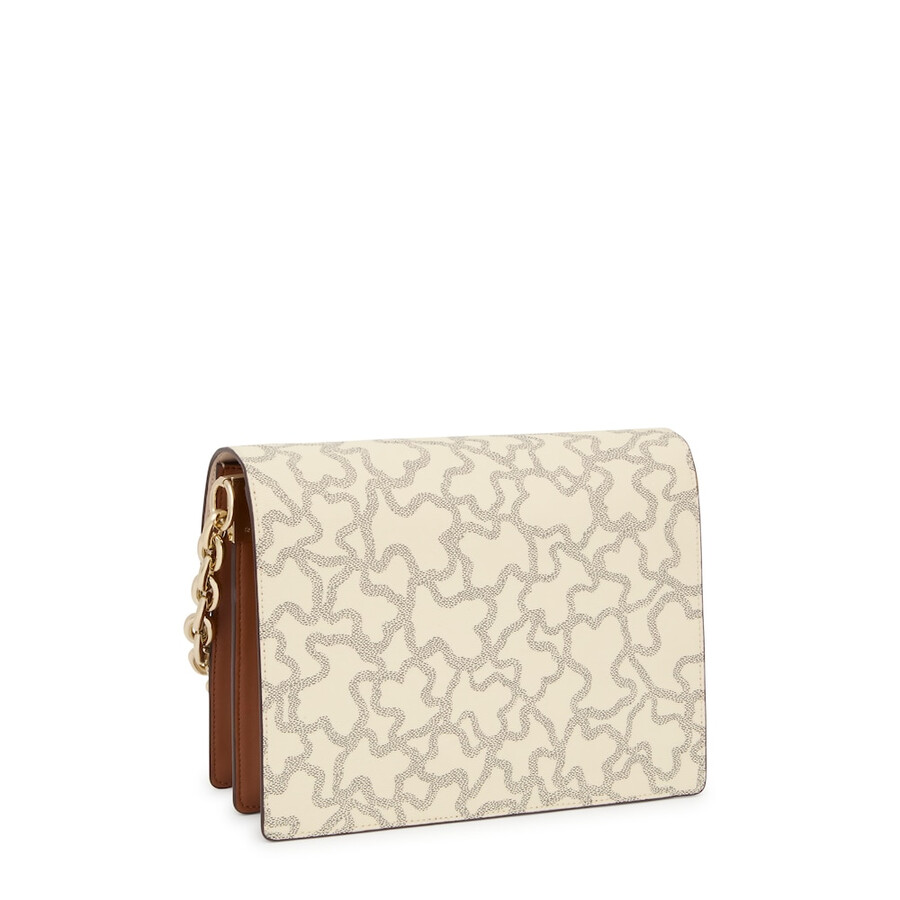 mittelbeige audree chain crossbody-tasche von kaos icon