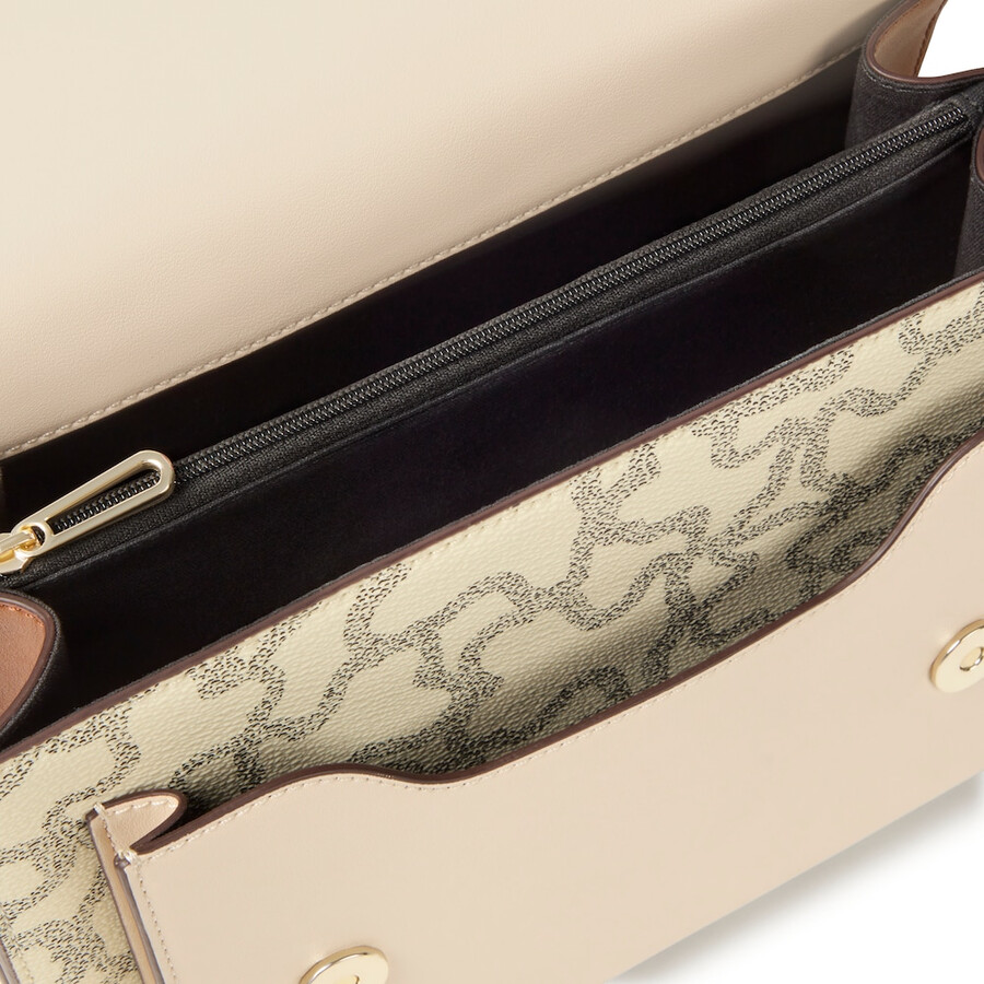 mittelbeige audree chain crossbody-tasche von kaos icon