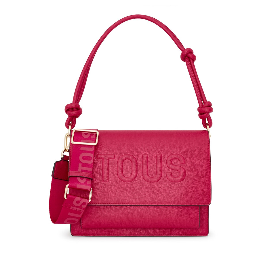 mittelgroße umhängetasche tous la rue new audree in fuchsia