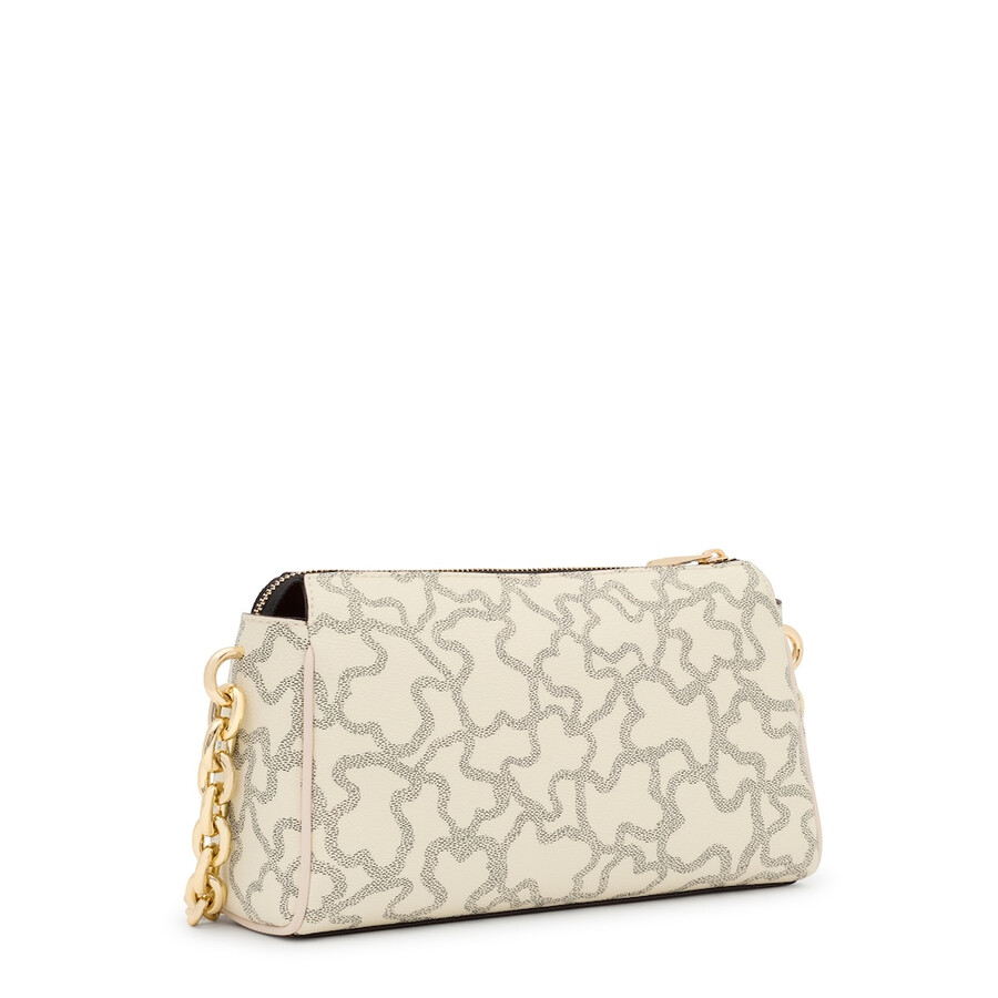 beige crossbody-tasche kaos icon