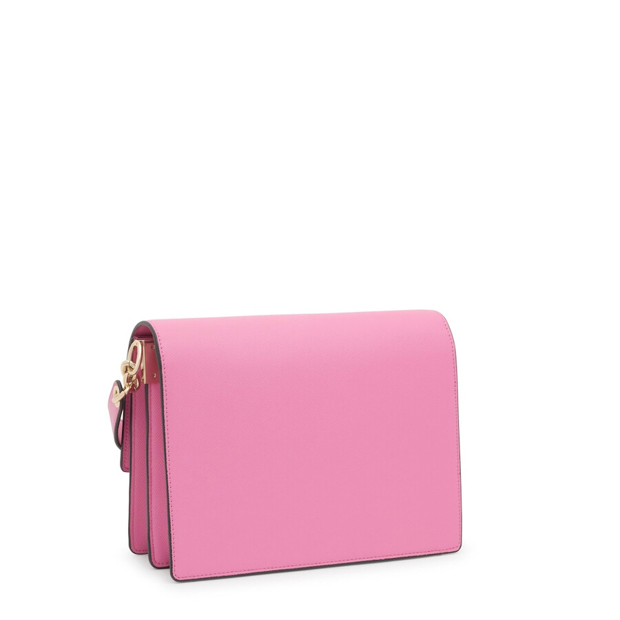 mittelgroße dunkelrosa audree crossbody-tasche von tous brenda