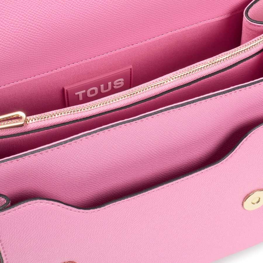 mittelgroße dunkelrosa audree crossbody-tasche von tous brenda