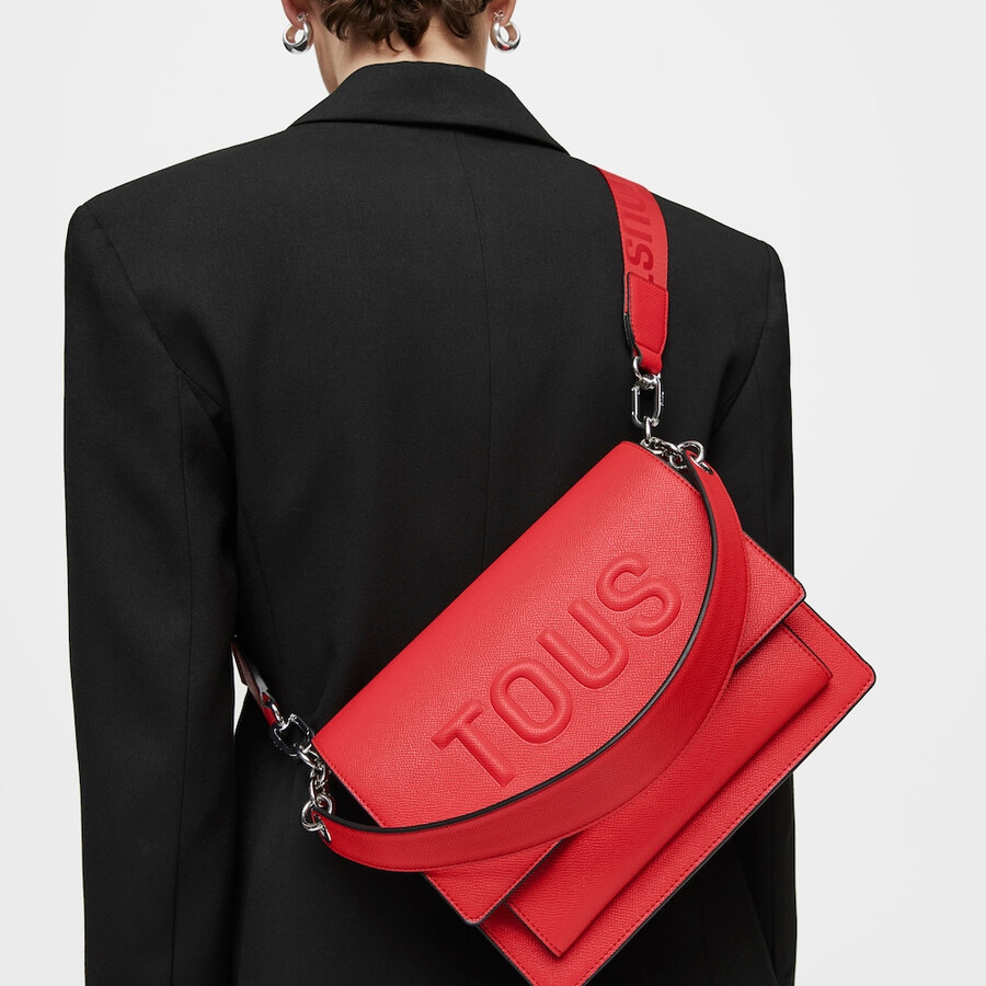 mittelrote audree crossbody-tasche von tous brenda