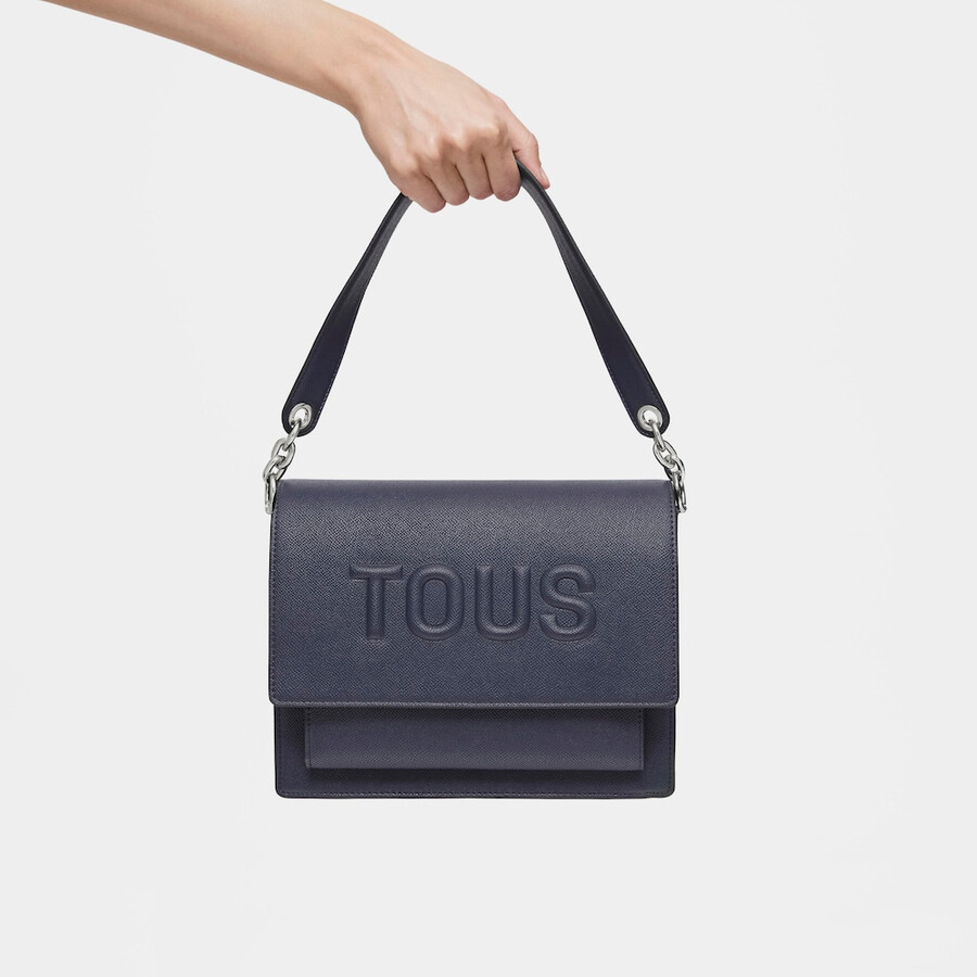 mittelblaue audree crossbody-tasche von tous brenda