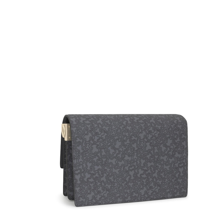 mittel-dunkelgraue audree crossbody-tasche kaos mini lines