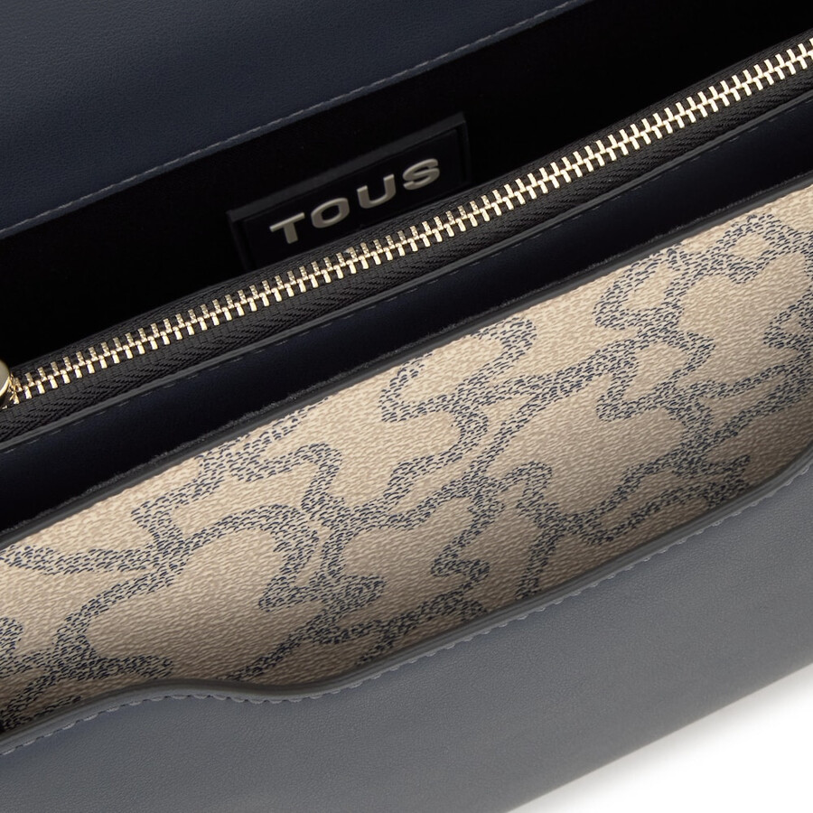 mittelgroße taupefarbene audree crossbody-tasche von kaos icon