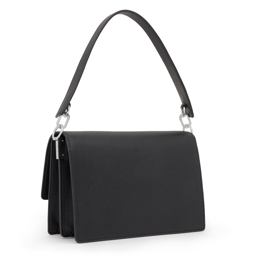 mittelgroße schwarze umhängetasche tous audree pockets