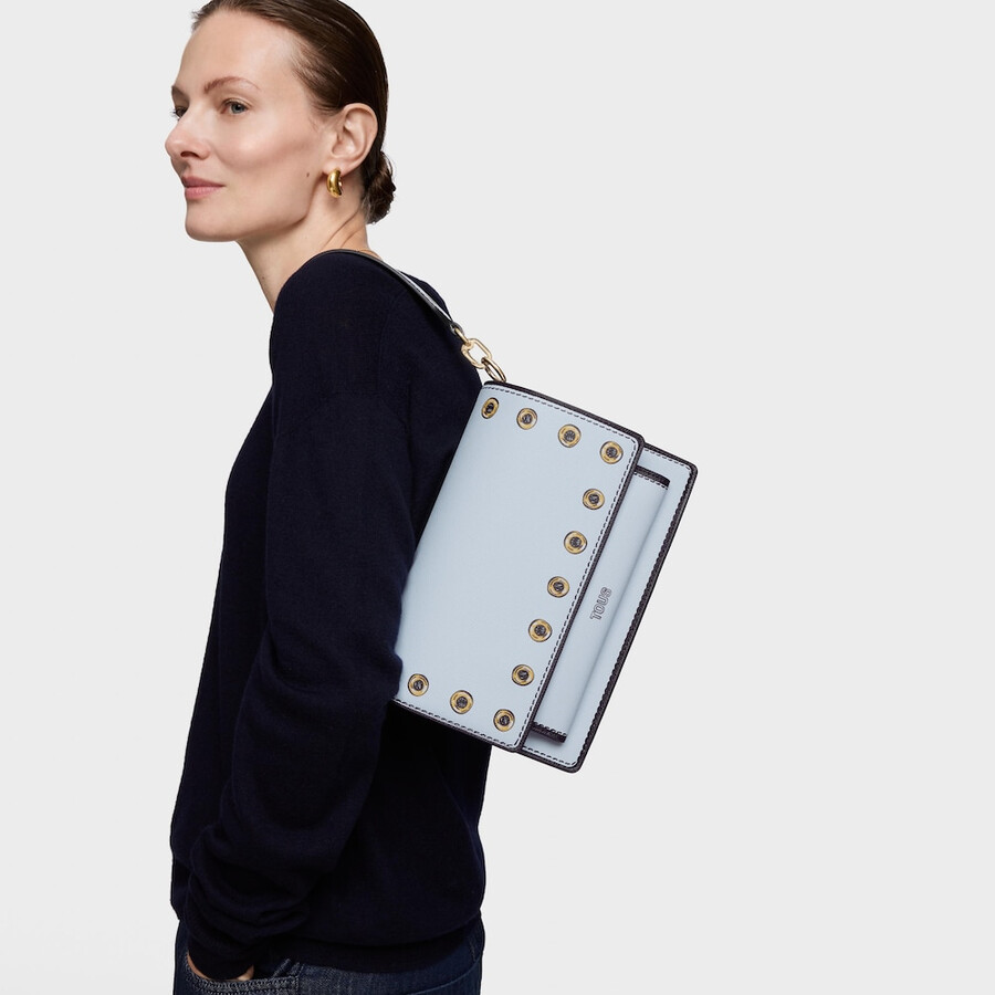 mittelgraublaue umhängetasche tous audree trampantojo