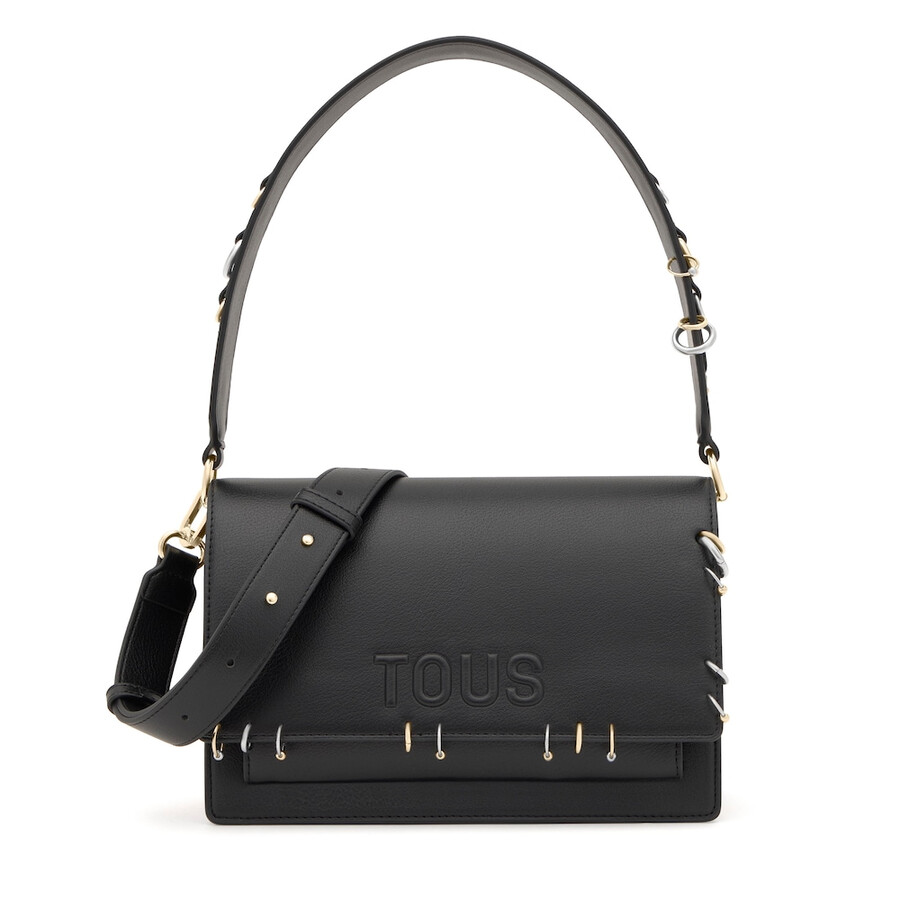 schwarze crossbody-tasche mittelgroß tous audree ohrringe