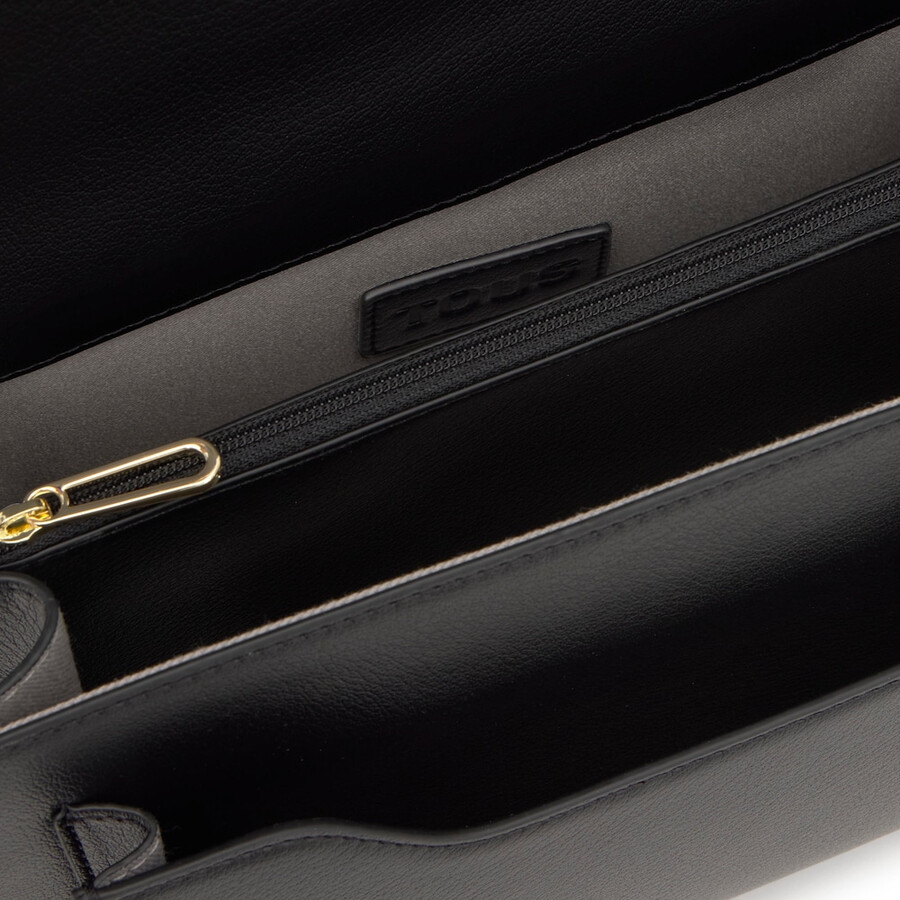 schwarze crossbody-tasche mittelgroß tous audree ohrringe