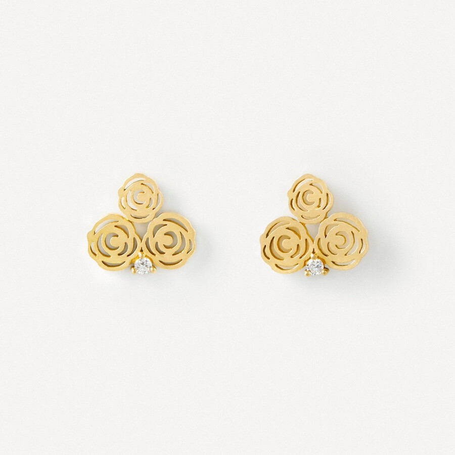 ohrringe aus gold mit diamanten tous atelier