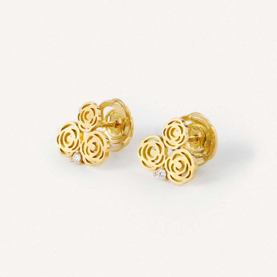 ohrringe aus gold mit diamanten tous atelier