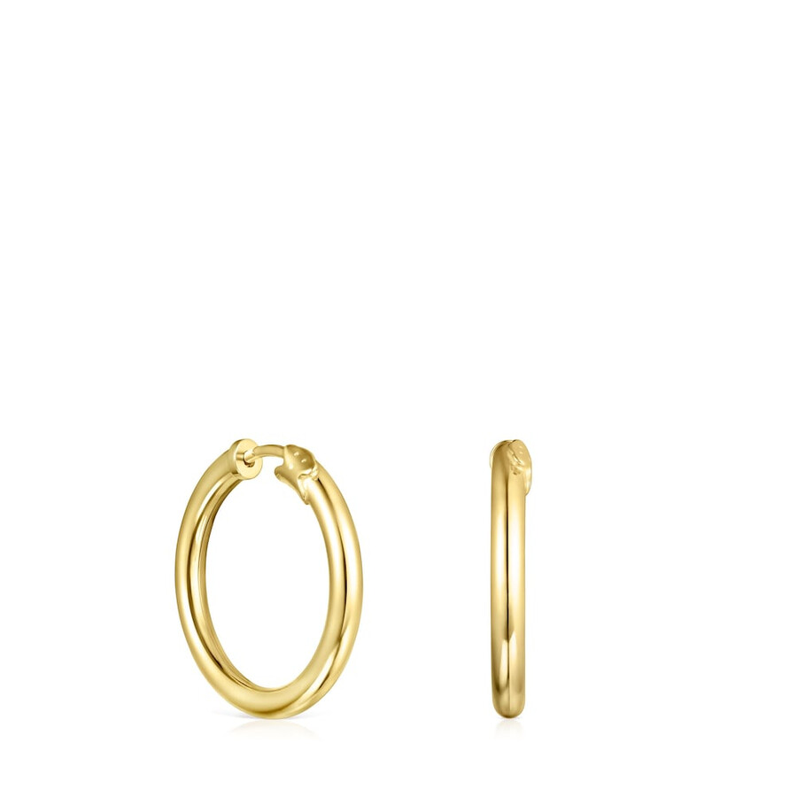 tous basics kleine ohrringe aus silber vermeil