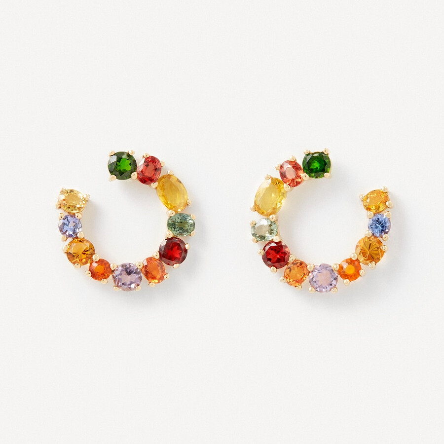 ohrringe aus gold mit edelsteinen tous atelier