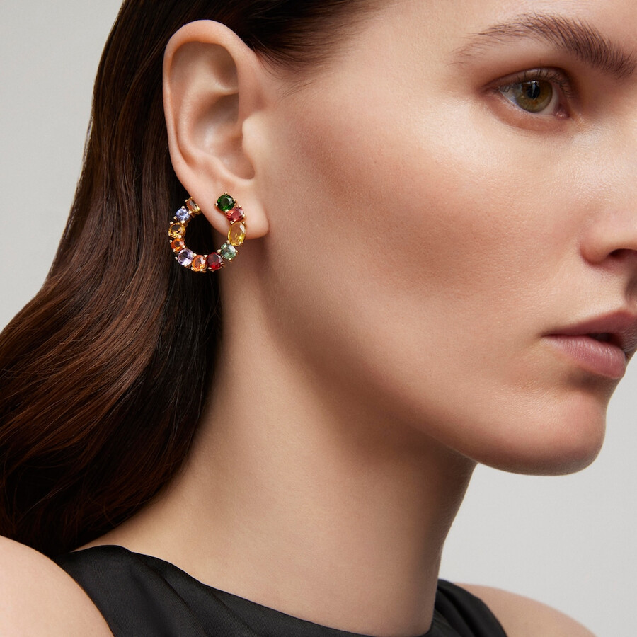 ohrringe aus gold mit edelsteinen tous atelier