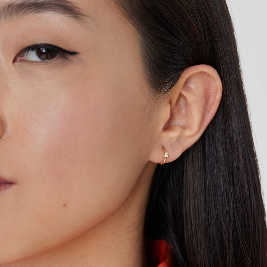 goldenes tous basics bärenohrpiercing