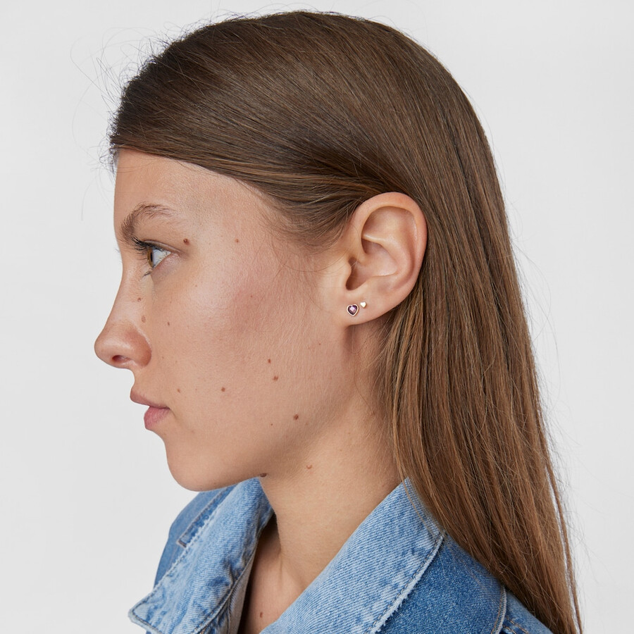goldenes tous piercing ohrpiercing mit herz