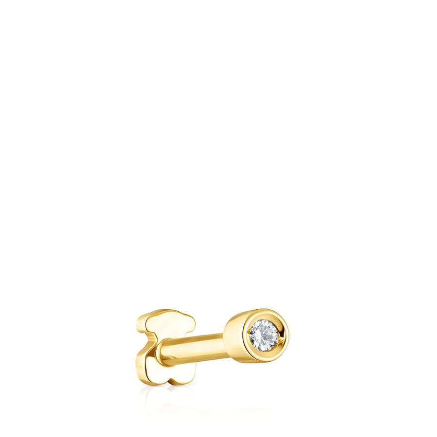 tous piercing ohrpiercing mit diamant