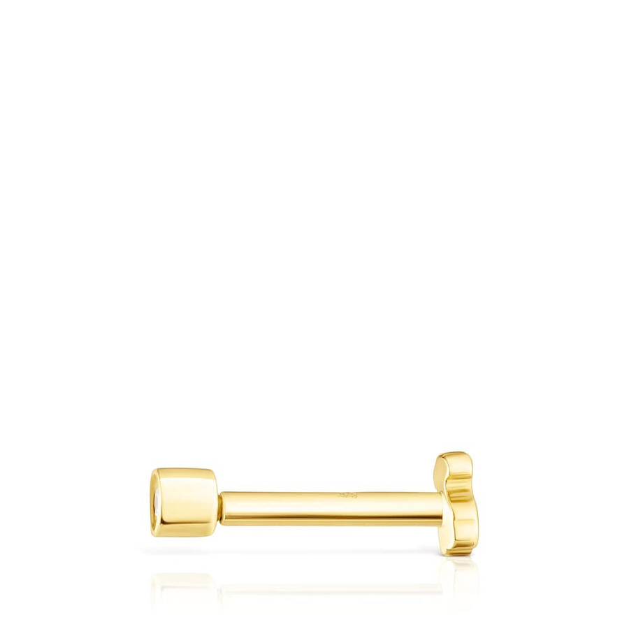 tous piercing ohrpiercing mit diamant